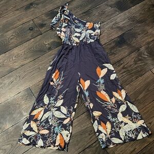 Free People one shoulder cropped jumper